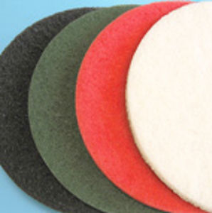 zirconia abrasive disc / aluminum oxide / silicon carbide / synthetic fiber