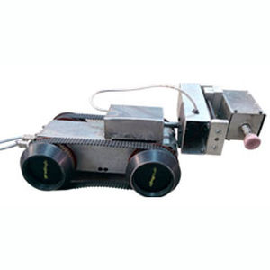 wheeled inspection robot / waterproof / miniature / for pipes