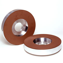 surfacing grinding wheel / peripheral / CBN resin-bonded