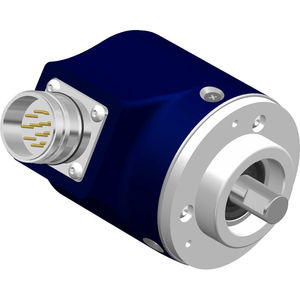 absolute rotary encoder / optical / with SSI interface / solid-shaft