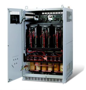 three-phase voltage stabilizer / single-phase / static