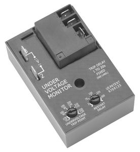 under-voltage monitoring relay / SPDT / single-phase / time delay