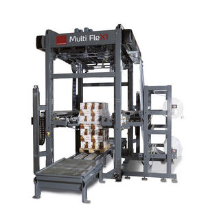 stretch film hood machine / automatic / pallet / vertical
