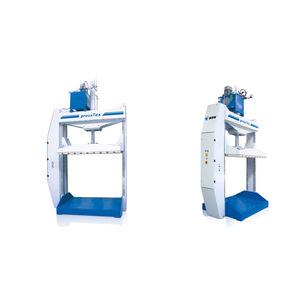 compact baling press / vertical / front-loading / for textiles