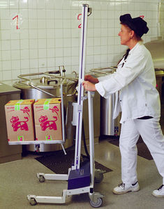 cardboard box lifting device / with tray