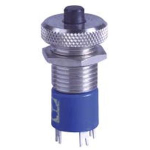 compact push-button switch / ultraminiature / threaded barrel fixing