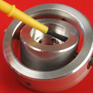 epoxy adhesive / glass / two-component / heat-cured