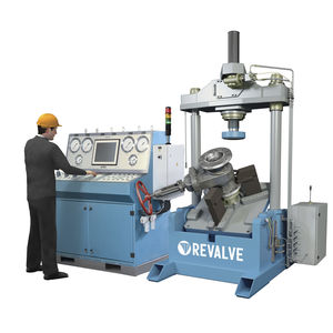 pressure test bench / safety valve / shut-off valve / for gate valves