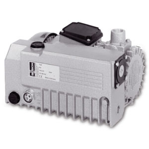 rotary vane vacuum pump / oil-lubricated / single-stage / compact
