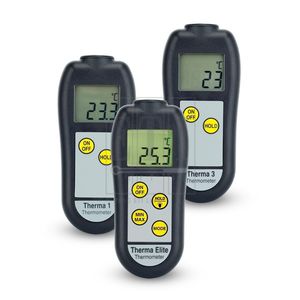 probe thermometer / thermocouple / with LCD display / portable