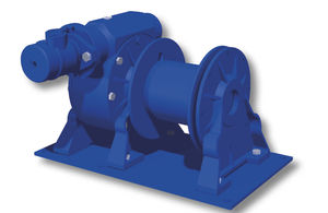 electric winch / lifting / compact / worm gear