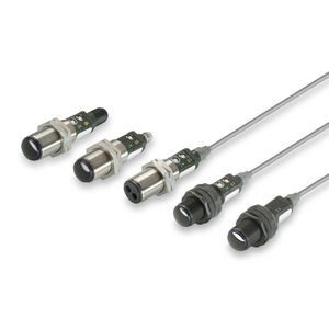 through-beam photoelectric sensor / cylindrical