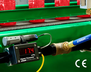 mass flow meter / thermal / for gas / in metering tube