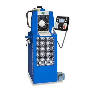 hose crimping machine / semi-automatic / hydraulic / PLC-controlled