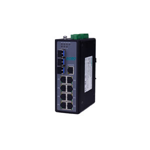 managed ethernet switch / 11 ports / gigabit Ethernet / DIN rail