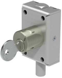 bolt lock / for doors / stainless steel