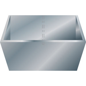 electro-welded steel elevator bucket / for heavy loads / industrial
