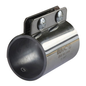 compression fitting / straight / pneumatic / stainless steel