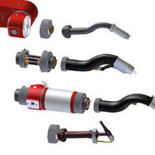 MAG welding torch / MIG / air-cooled