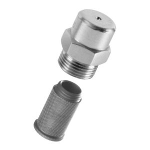 spraying nozzle / hollow-cone / liquid / stainless steel