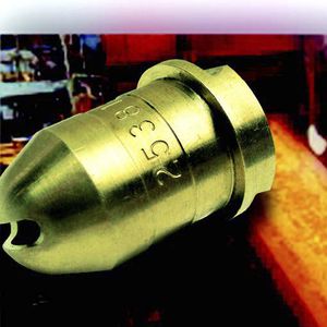 cooling nozzle / water / brass / for the steel industry