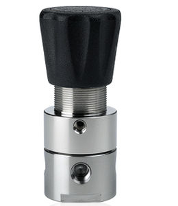 gas pressure regulator / diaphragm / single-stage / stainless steel