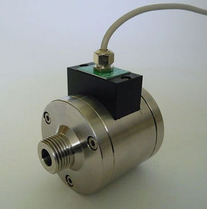 rotary piston flow meter / for liquids / stainless steel / industrial
