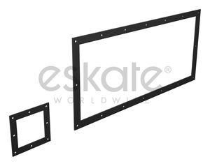 stainless steel flange / square / rectangular