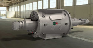 bulk material rotary valve / round-flange