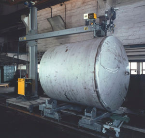 pillar jib crane / modular / for welding
