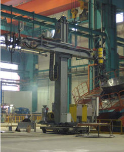 pillar jib crane / modular / for welding