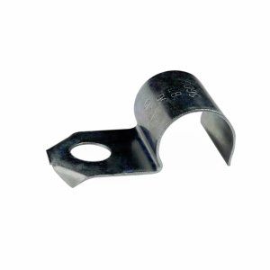 cable clip / for pipes / metal / fixing