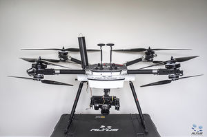 octorotor UAV / aerial photography / inspection / carbon fiber