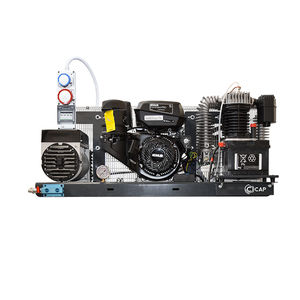 air compressor / stationary / gasoline engine / two-stage