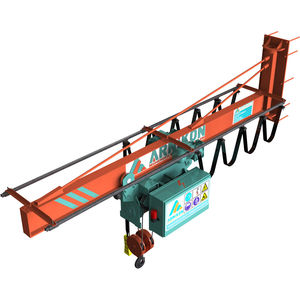wall-mounted jib crane / ergonomic / with winch
