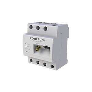 three-phase electric energy meter / DIN rail / RS-485