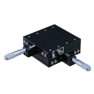XY positioning stage / manual / 2-axis / micrometer-driven