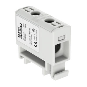 screw connection terminal block / DIN rail-mounted / single-pole