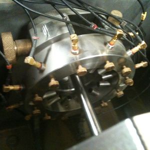 thickness measuring system / eccentricity / pipe / for industrial applications