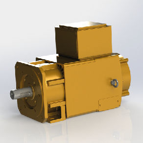 AC motor / synchronous / 400 V / packaging machine