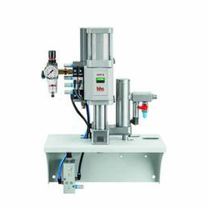 adhesive pump / pneumatic / 2-piston / with electronic control