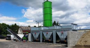 mobile concrete batching plant / stationary