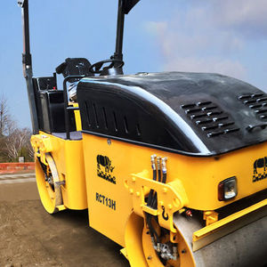 tandem road roller / vibrating / articulated