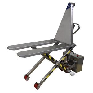 hand pallet truck / electric / stainless steel / scissor