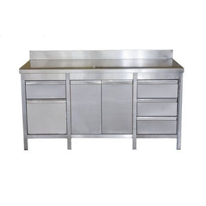 free-standing cabinet / with drawer / shelf / sliding door