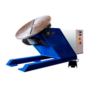 electric welding positioner / hydraulic / manual / vertical