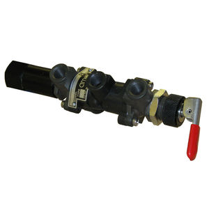 piston valve / manual / pneumatically-operated / hydraulically-operated