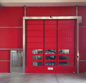 fold-up doors / industrial / indoor / high-speed