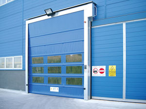 high-speed doors / fold-up / industrial / fire-resistant