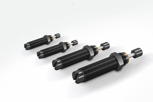 shock absorber / industrial / compact / self-compensating